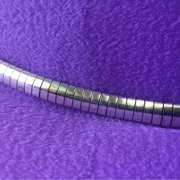 Vintage 925 Sterling Silver Necklace Italy Vtg - Picture 9 of 15